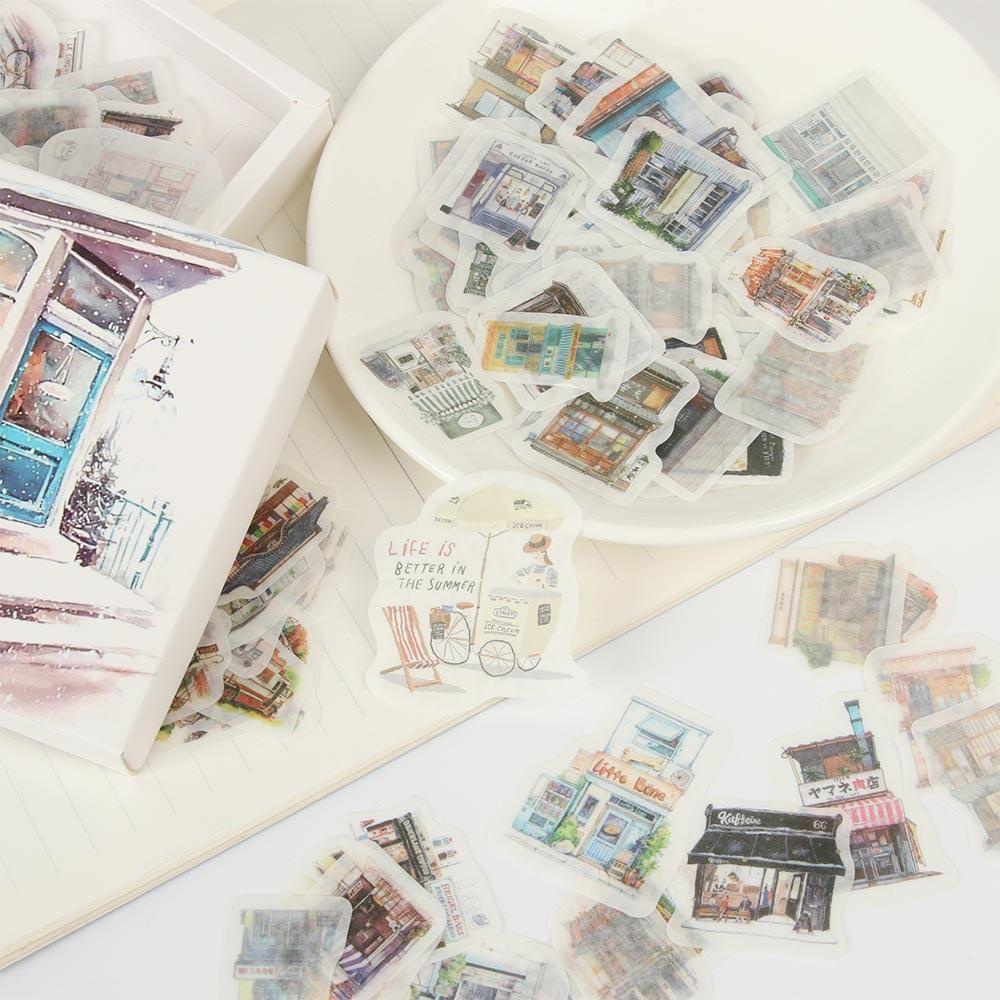 Hộp 200 Tờ Nhãn Dán Trang Trí Dễ Thương