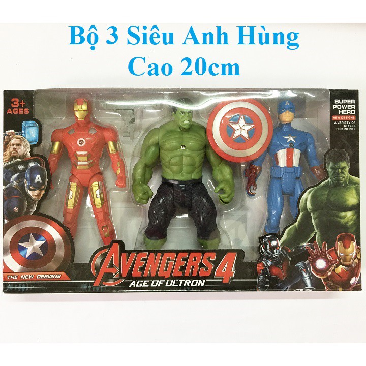 Đồ Chơi Siêu Anh Hùng Avenger 2 Có Đèn Phát Sáng Đỏ Nhựa An Toàn Cao Cấp