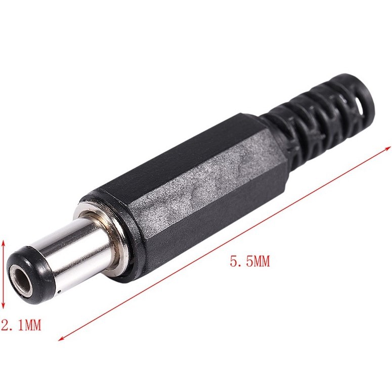 Jack cái DC-022B đực DC-022A 5.5x2.1mm