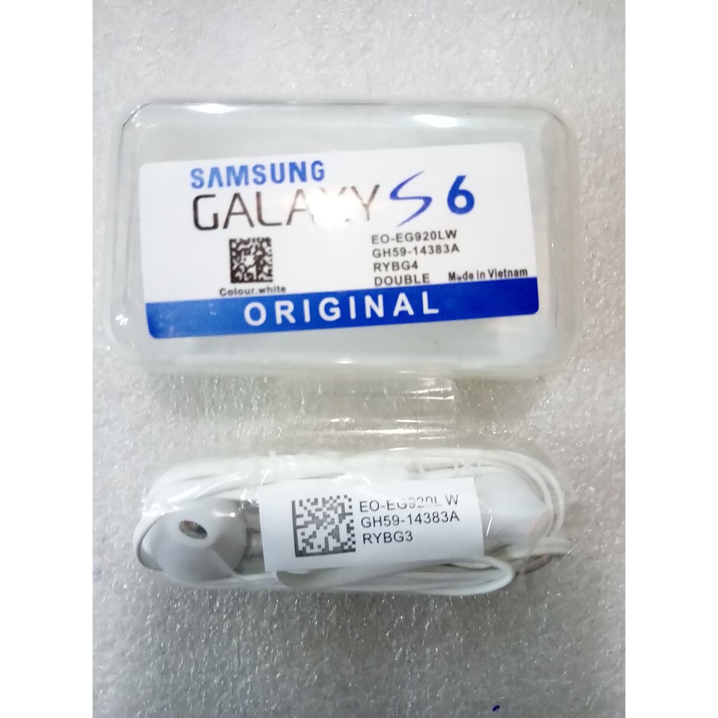 Tai nghe ĐT; Samsung S6 - Chụp tròn - Box hộp nhựa