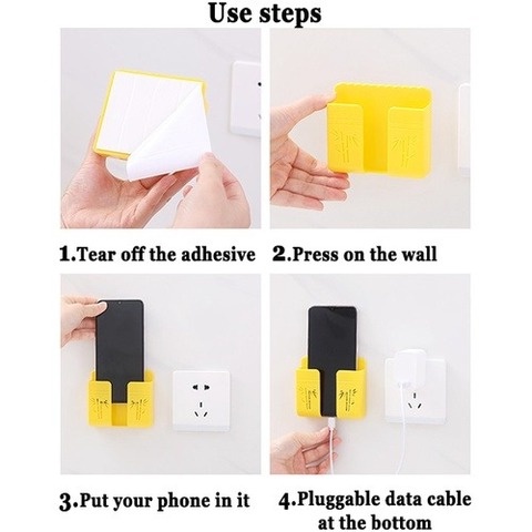 FEELING  Giá Đỡ Điện Thoại / Đồ Dùng Gắn Tường Đa Năng Tiện Dụng Cho Gia Đình
