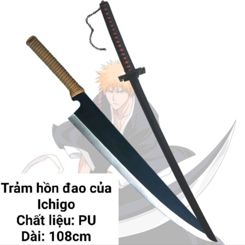 Đạo Cụ Cosplay Trảm Hồn Nodachi của Ichigo trong phim Bleach