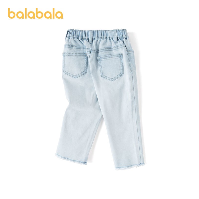 (3-7 tuổi) Quần denim bé gái hãng Balabala 210832004040810