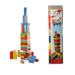 Đồ chơi giáo dục Việt For Kids - Rút gỗ màu 48 thanh Colour Tower - FKS-044