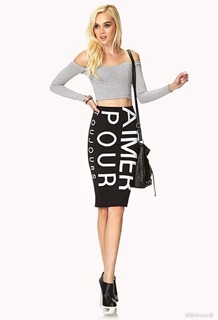 Chân váy ôm Forever21