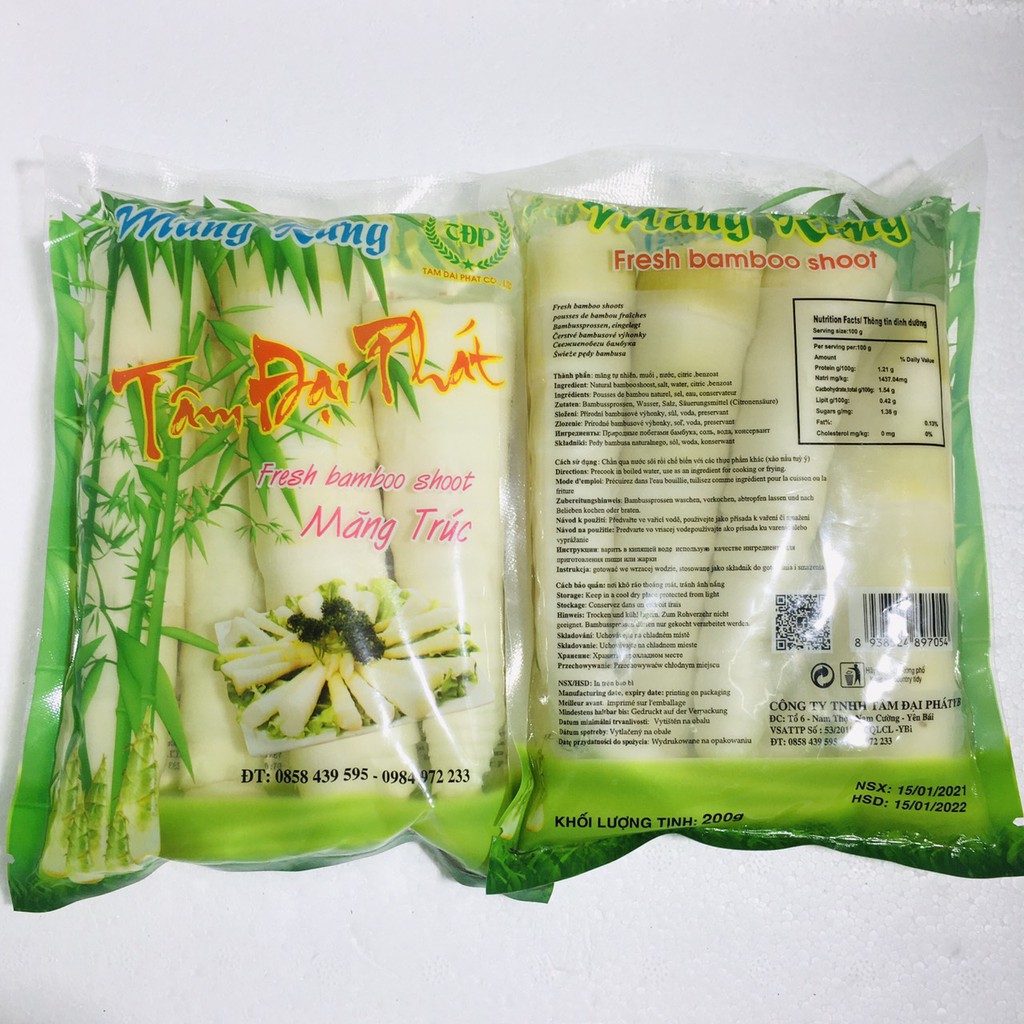 Măng trúc to Tâm Đại Phát đặc sản Tây Bắc