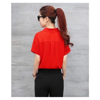 Áo sơ mi nữ tay ngắn SM505