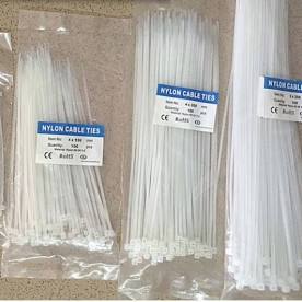 Dây rút, Dây thít dài 100mm, 150mm, 200mm, 250mm màu đen/ trắng