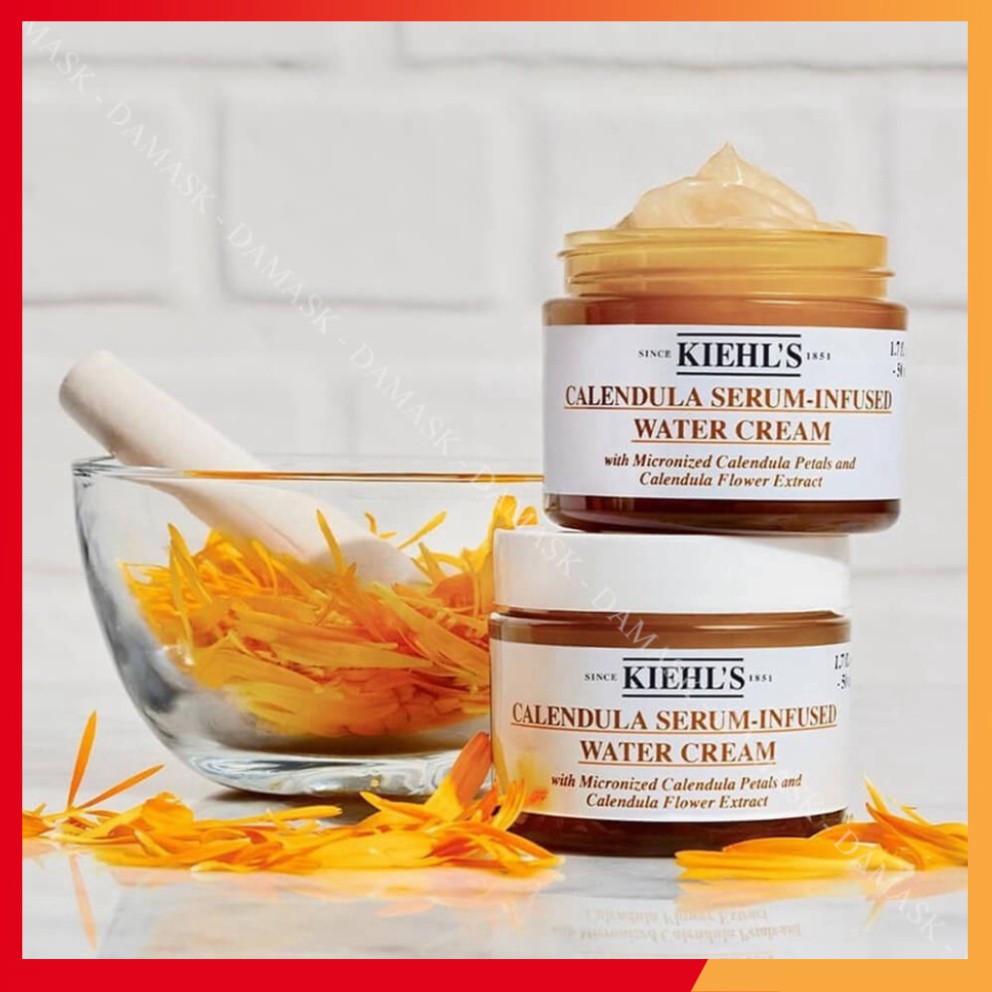 [CÓ BILL DUTYFREE] Kem dưỡng Hoa cúc Kem cúc KIehl Kiehl's Calendula Serum-Infused Water Cream