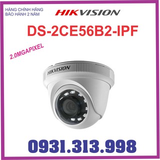 CAMERA HIKVISION 4 IN 1 (TVI/AHD/CVI/ANALOG) DS-2CE56B2-IPF 2.0MP