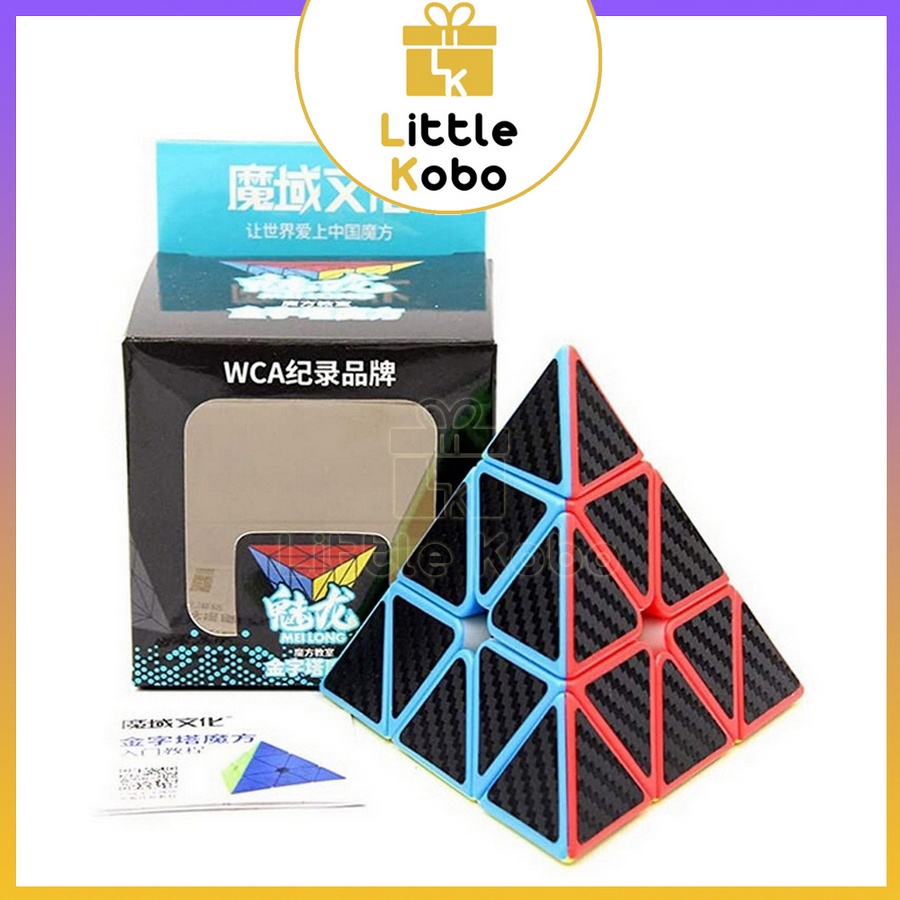 Bộ Sưu Tập Rubik Carbon MoYu MeiLong 2x2 3x3 4x4 5x5 Pyraminx Megaminx Skewb Square-1 SQ1 Tam Giác 12 Mặt Rubic