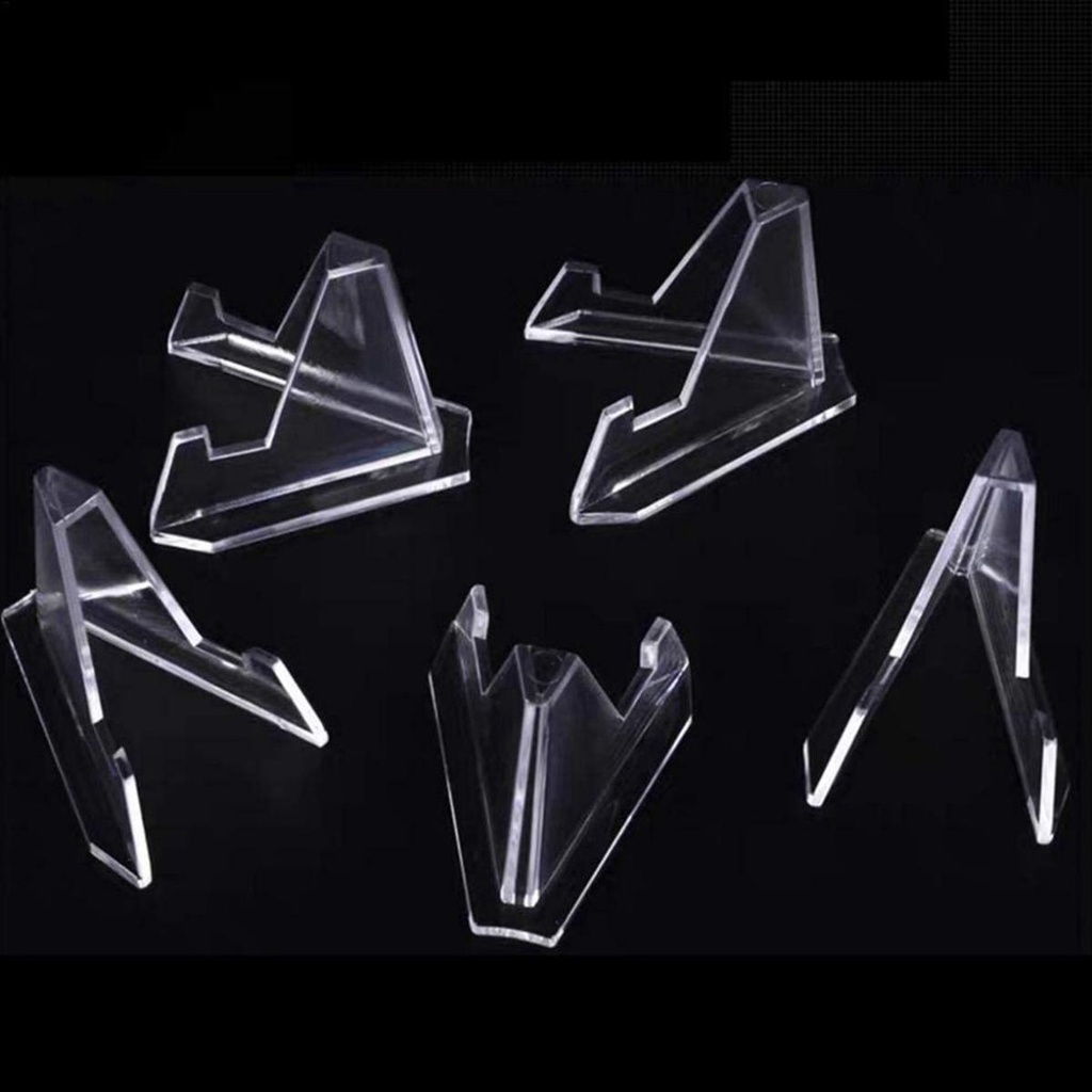 YIYU Giá Đỡ Acrylic Trong Suốt Mini Cho Huy Hiệu