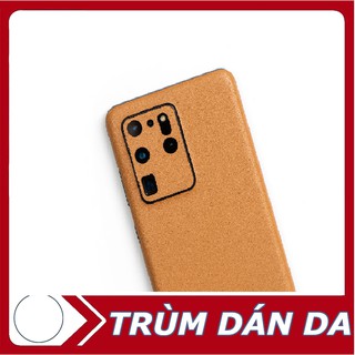 [DÁN DA] Miếng dán camera s20 ultra bằng da