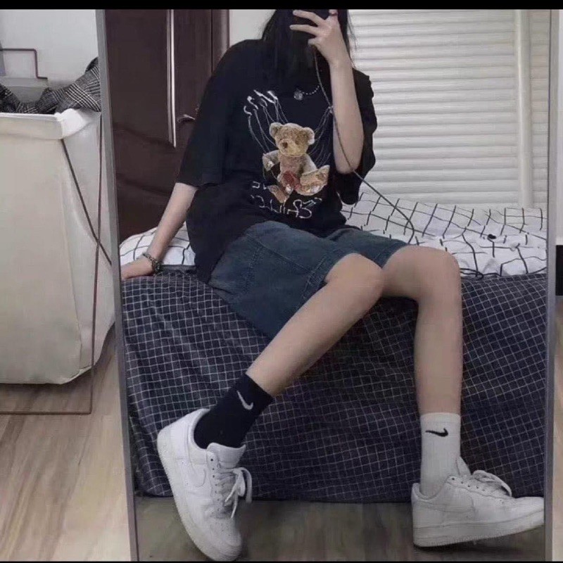 Tất vớ cổ cao nikee nam nữ thể thao đen trắng cotton cao cấp thời trang hàn quốc đẹp giá rẻ  MRSOCKS VC032