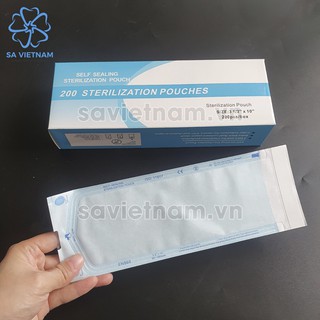 Túi ép tiệt trùng dạng dán sẵn 90x260mm - Túi đóng gói vô trùng dụng cụ y tế kích thước 90x260mm