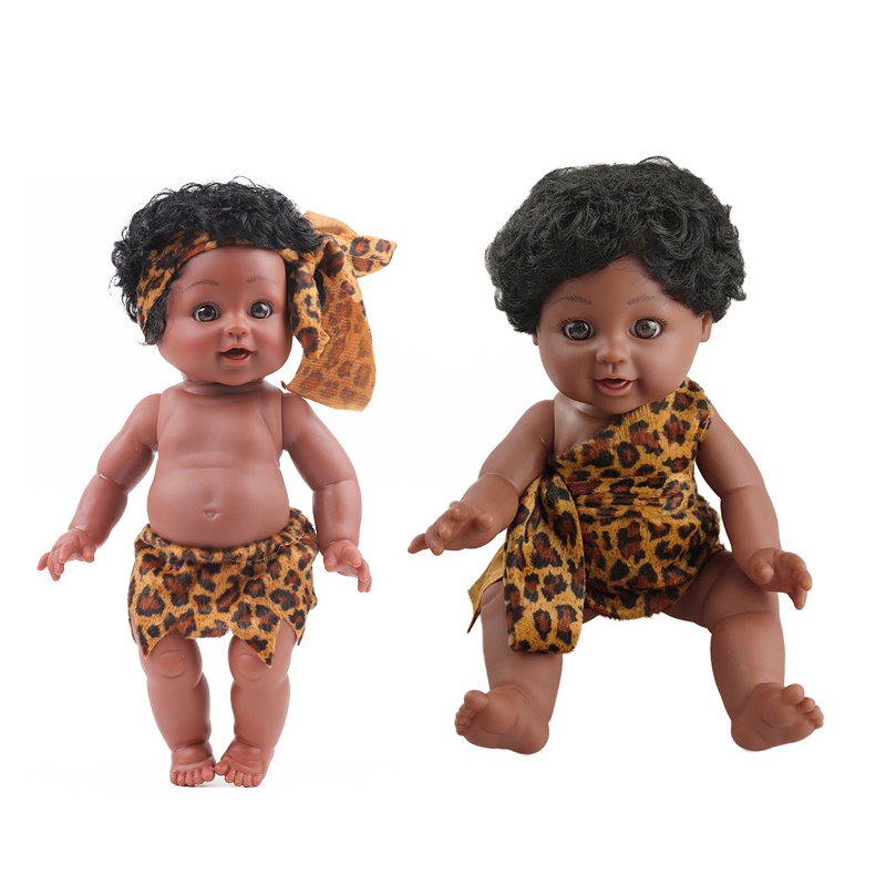 Búp Bê Bé Gái Mặc Đầm Mềm Mại 35cm Sống Động Như Thật