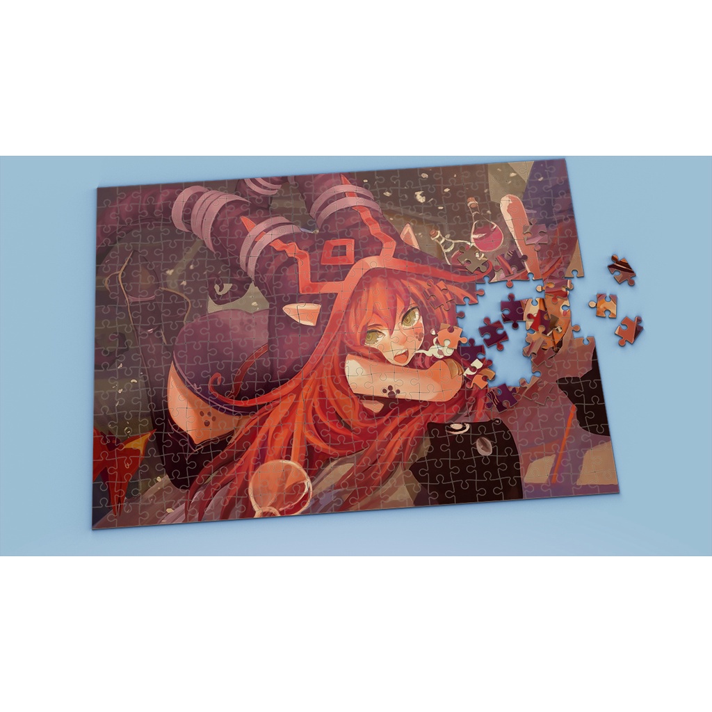 Tranh ghép hình A4, A5 League of Legends, xếp hình LULU - Mẫu 1