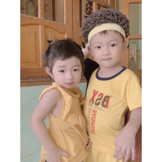 (Làm theo yêu cầu) Nón tóc xù cho bé trai - Nón len Handmade