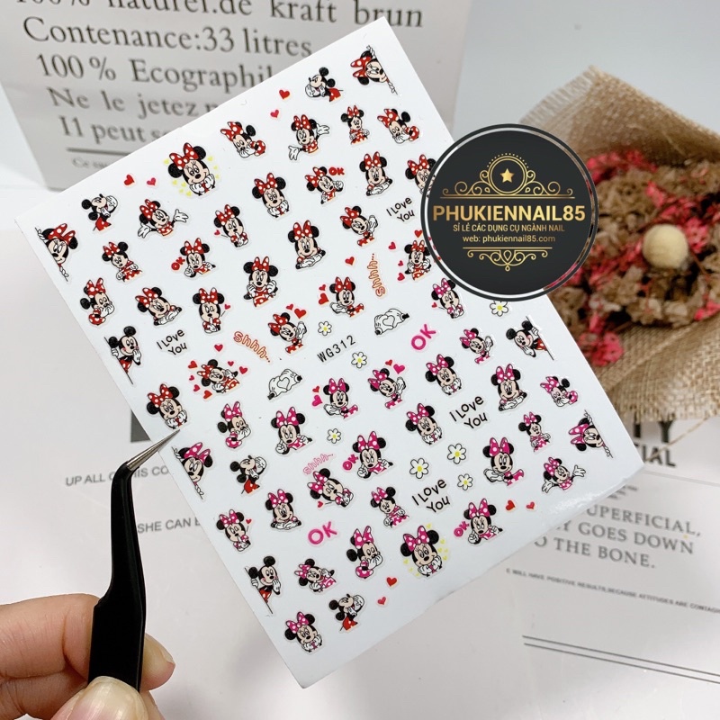 các mẫu sticker chuột mickey