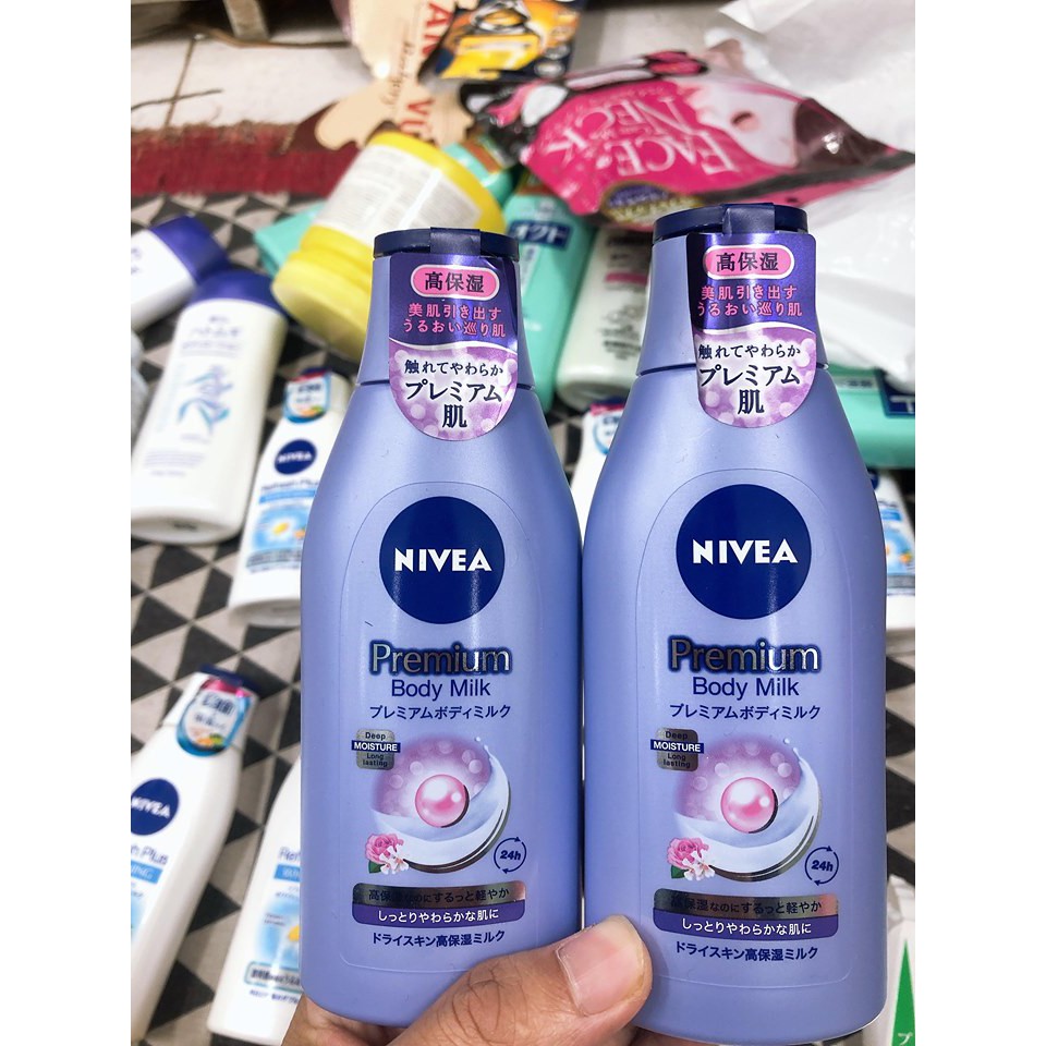 Sữa dưỡng thể Nivea Premium body milk Nhật bản