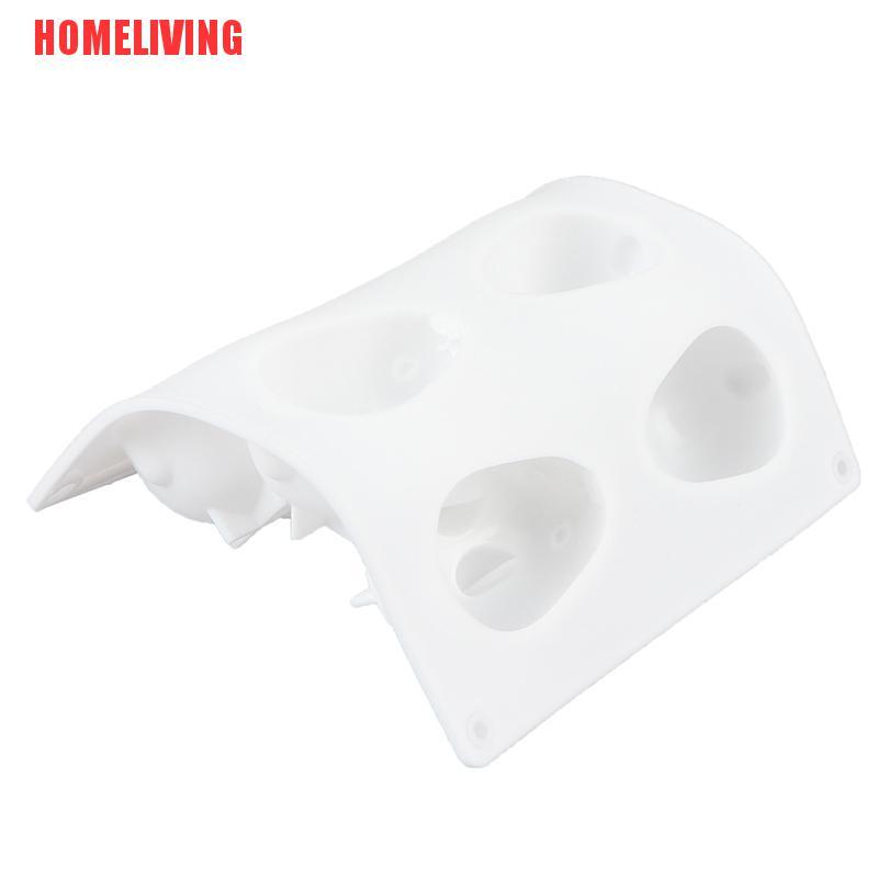 Khuôn Silicone Làm Bánh Mousse 6 Ngăn Tạo Hình Thỏ 3D Tiện Dụng