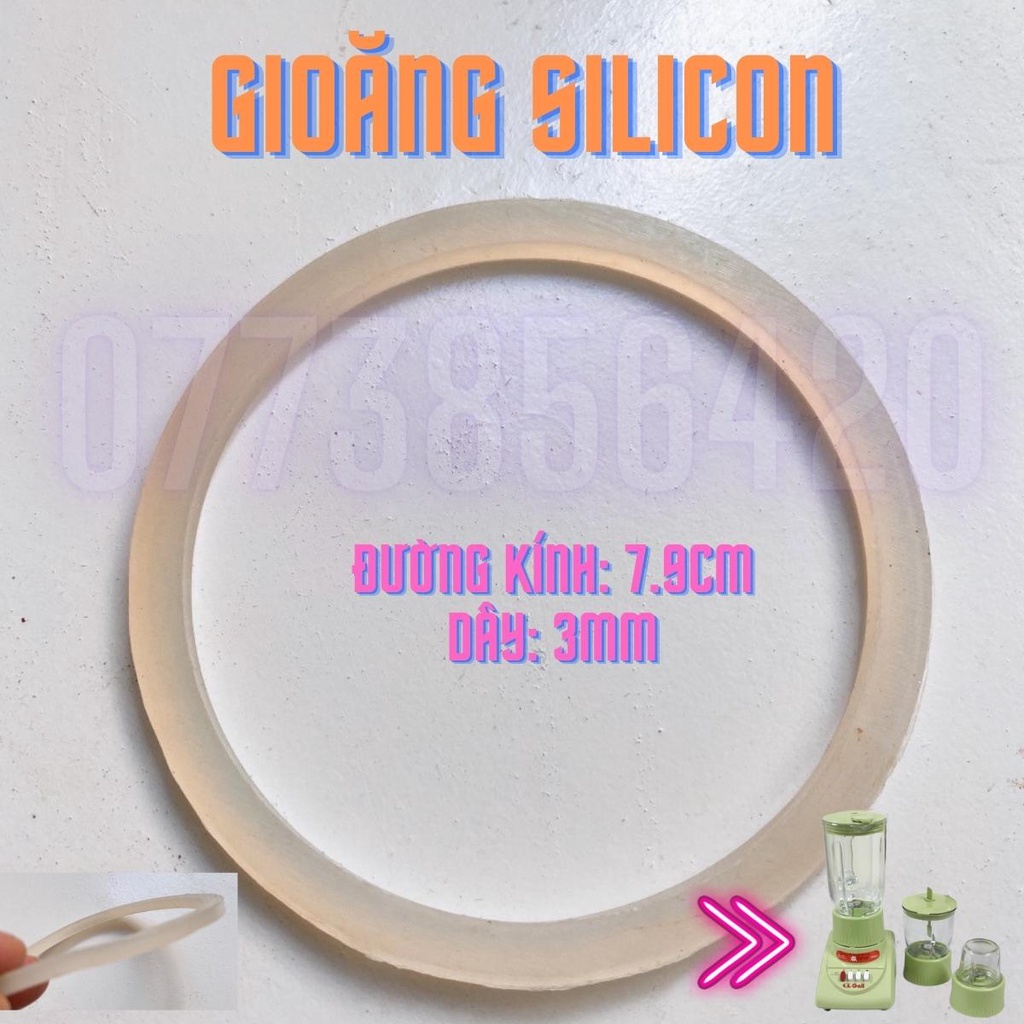 Nhông dao sinh tố Gali, dùng cho tất cả các máy xay gia đình, công nghiệp bằng nhựa và kim loại, 6 cánh đàn hồi tốt