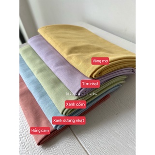 Vải linen bột trơn - Nhà Vải Linen