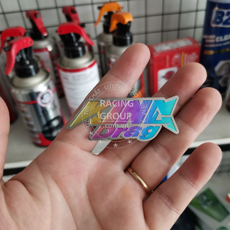 Tem titan logo KingDrag dán xe máy cho Winner X, Winner, Exciter 150, Sonic, Raider, Satria,... - giá 1 cái