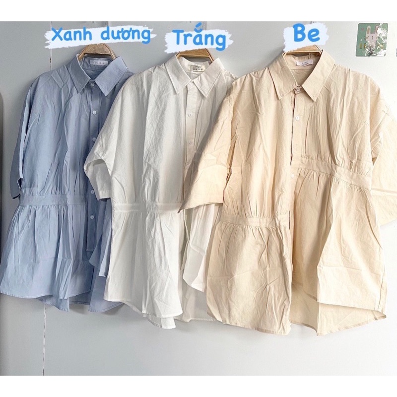 [Hàng sẵn-có video]Áo BABYDOLL TÀ LỆCH tay lỡ chuẩn style Hàn Quốc