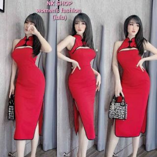 Đầm body sườn xám/ Đầm body trung hoa