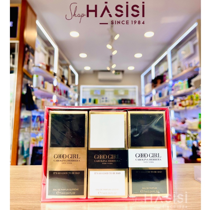 Set Nước Hoa Nữ CAROLINA - Good Girl Mini Giftset 7ml