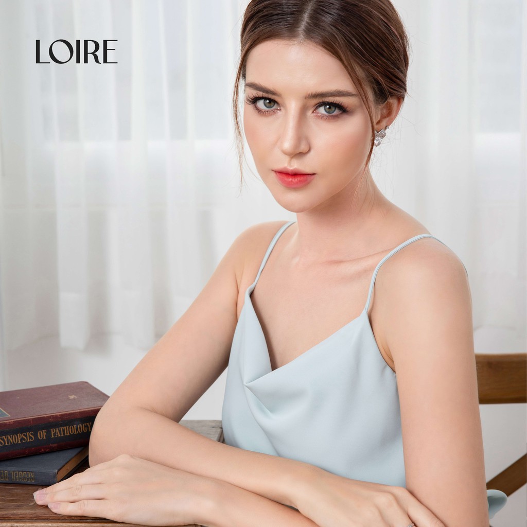 Áo Lụa 2 Dây Lụa Cao Cấp Loirechic LAL02 -2 Thiết Kế Cổ Đổ | BigBuy360 - bigbuy360.vn