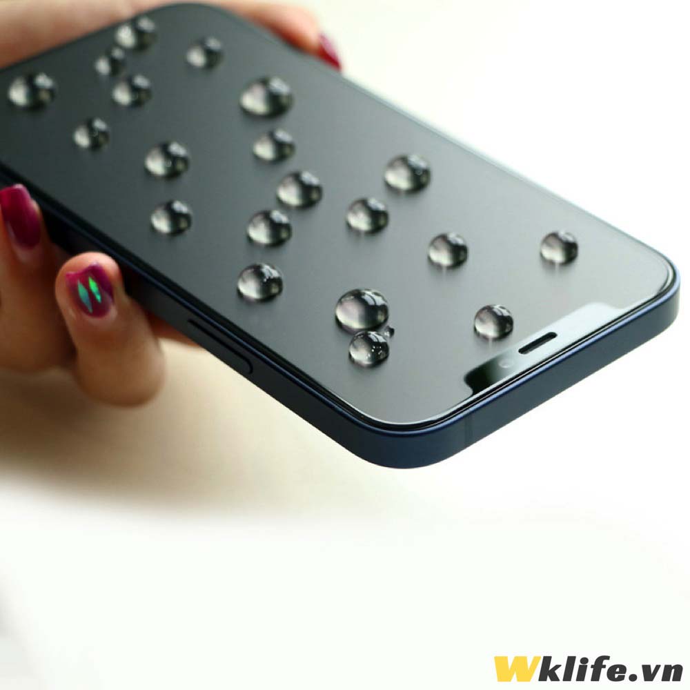 Cường Lực Nhám Chống Bám Vân Tay Benks Full Màn Bo Cạnh Kèm Khung Hỗ Trợ Dán