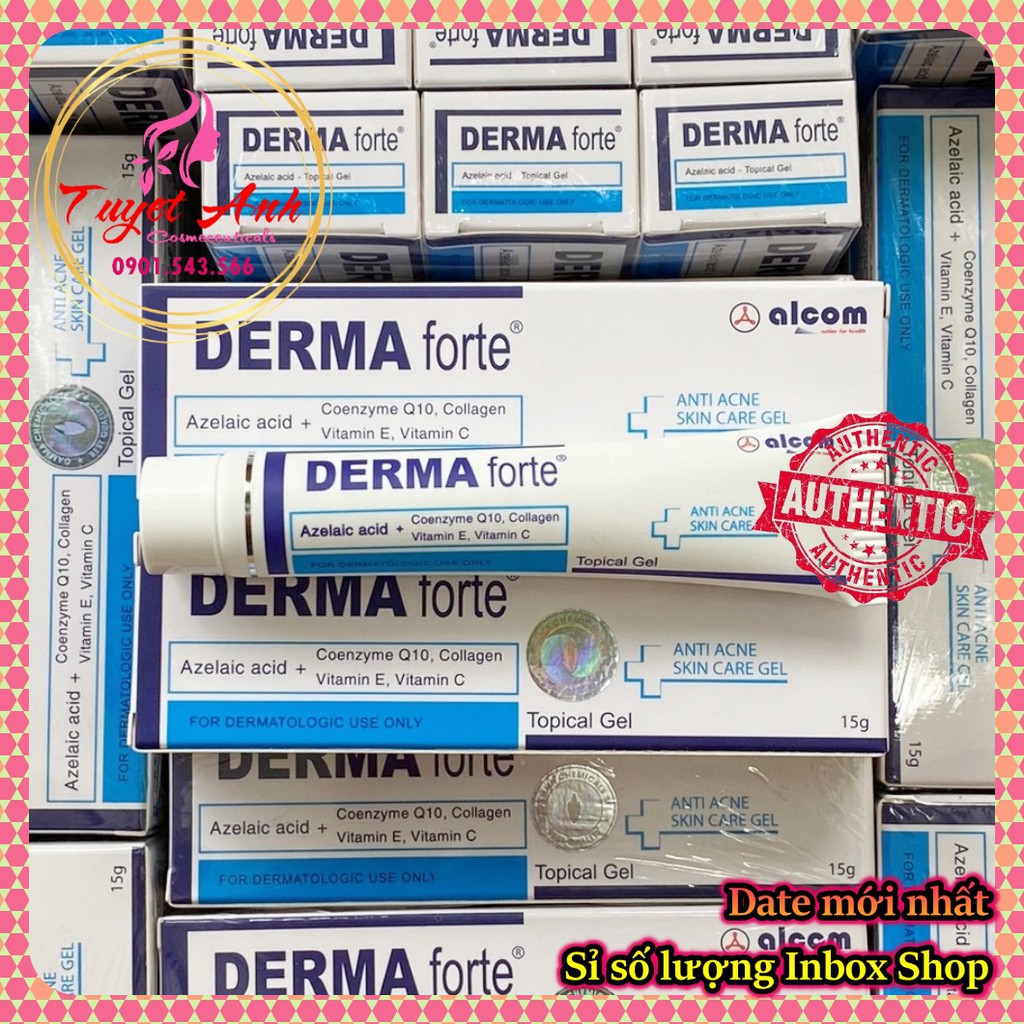 [Auth-Date mới] Derma_Forte - Gel hỗ trợ giảm mụn