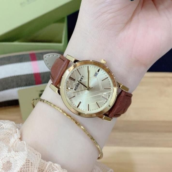Đồng hồ nữ Burberry dây da cao cấp, tỉnh xảo từng đường nét MTP-STORE