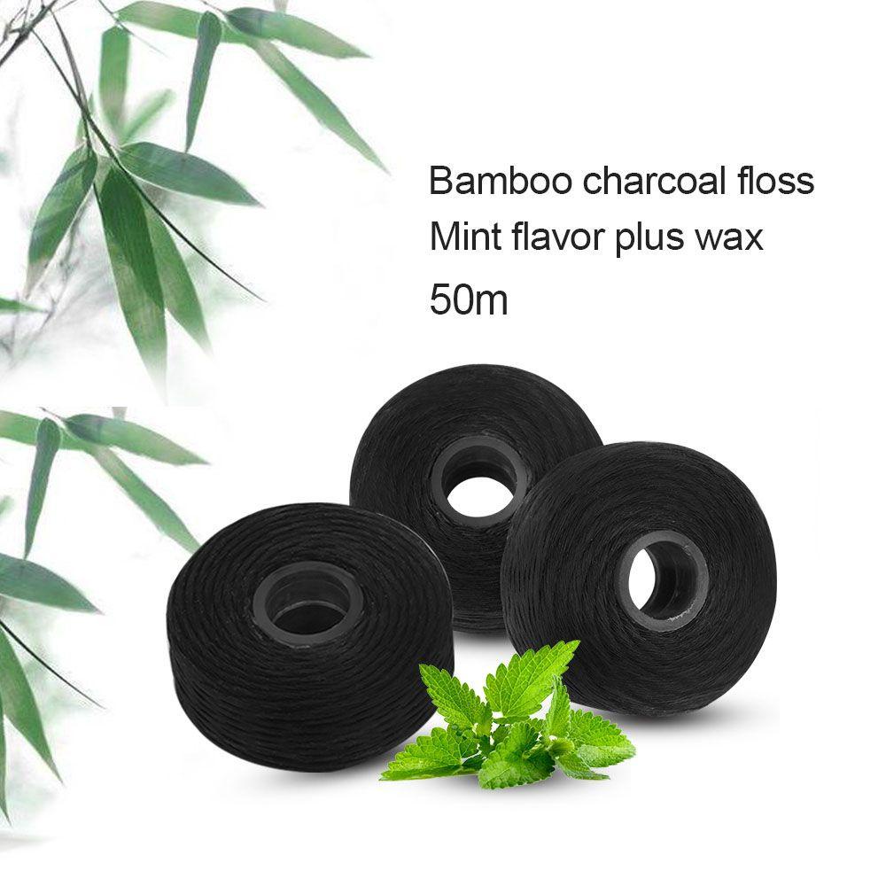 Chỉ Nha Khoa Bằng Tre Màu Đen Bạc Hà Chuyên Nghiệp