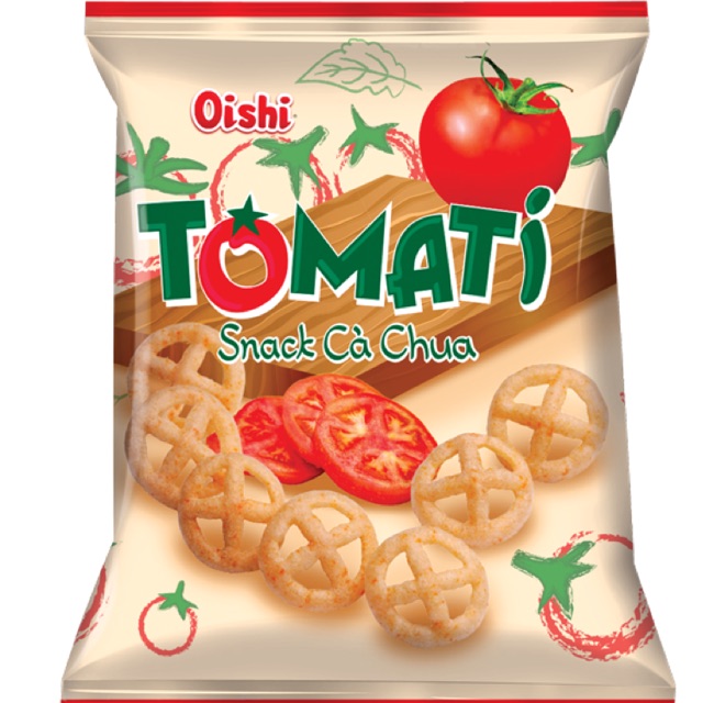 Snack Oishi Vị Tomato Size Lớn 80gr