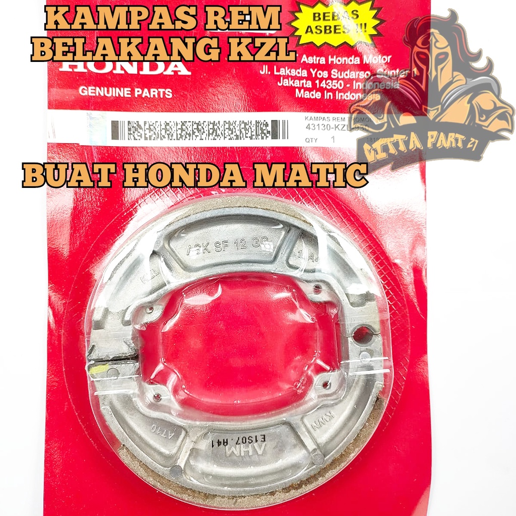 Phanh Sau HONDA KZL Nguyên Bản Chính Hãng HONDA AHM Phanh Không Âm Thanh / Phanh Cắm Trại / Phanh Cắm Trại / Phanh Cắm Trại / Phanh Cắm Trại / Phanh Cắm Trại / Phanh Xe Cắm Trại / Phanh Nguyên Bản Chính Hãng