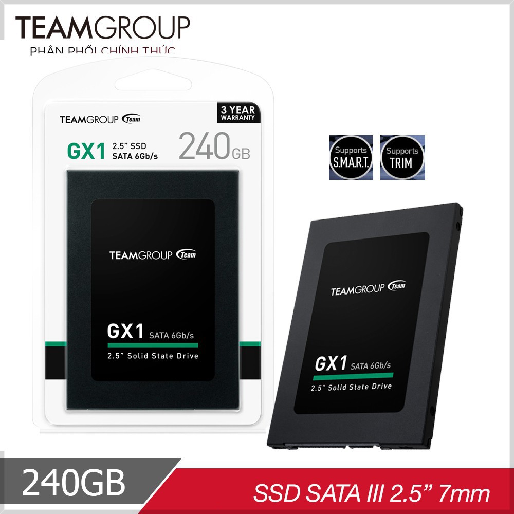 Ổ cứng SSD Team Group GX1 120GB ,240GB - Hàng chính hãng