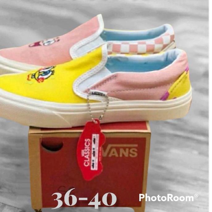 Giày Vans Slip On Họa Tiết Bọt Biển