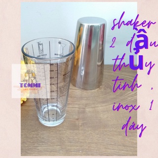 Bình Lắc Thủy Tinh Shaker Boston - Dụng Cụ Pha Chế