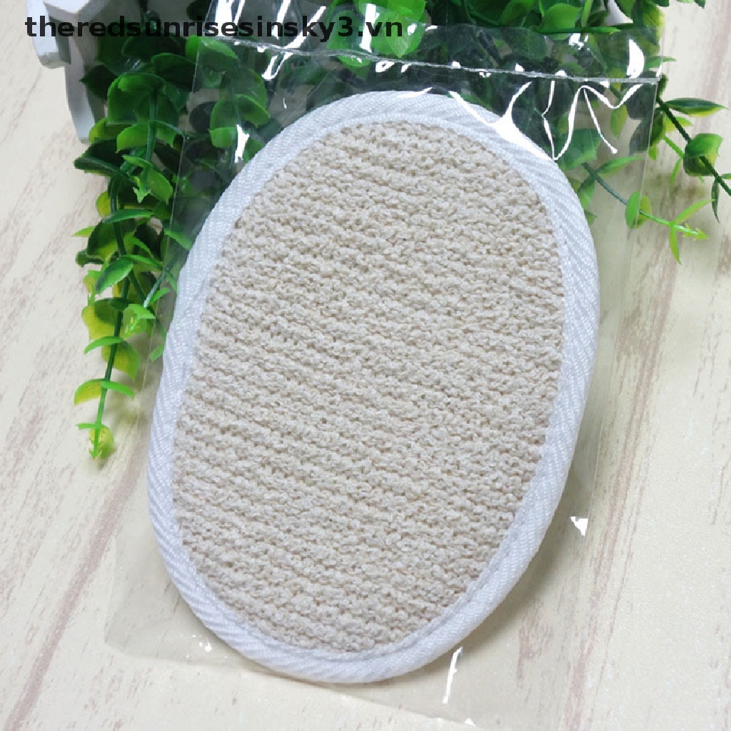 (Hàng Mới Về) Bông Tắm Sợi Cotton Tự Nhiên Tẩy Tế Bào Chết