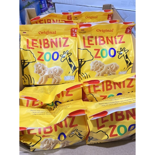 Bánh Quy Hình Thú LEIBNIZ Zoo 100g [Mẫu Mới]