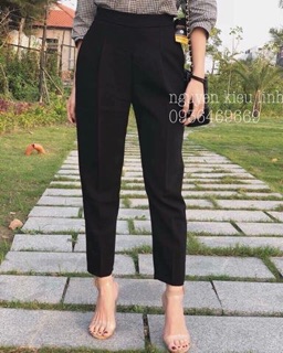 Quần baggi vải