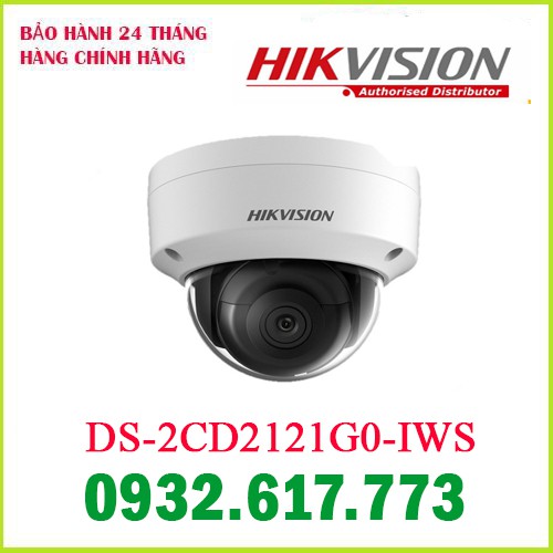 Camera IP Dome hồng ngoại không dây 2.0 Megapixel HIKVISION DS-2CD2121G0-IWS