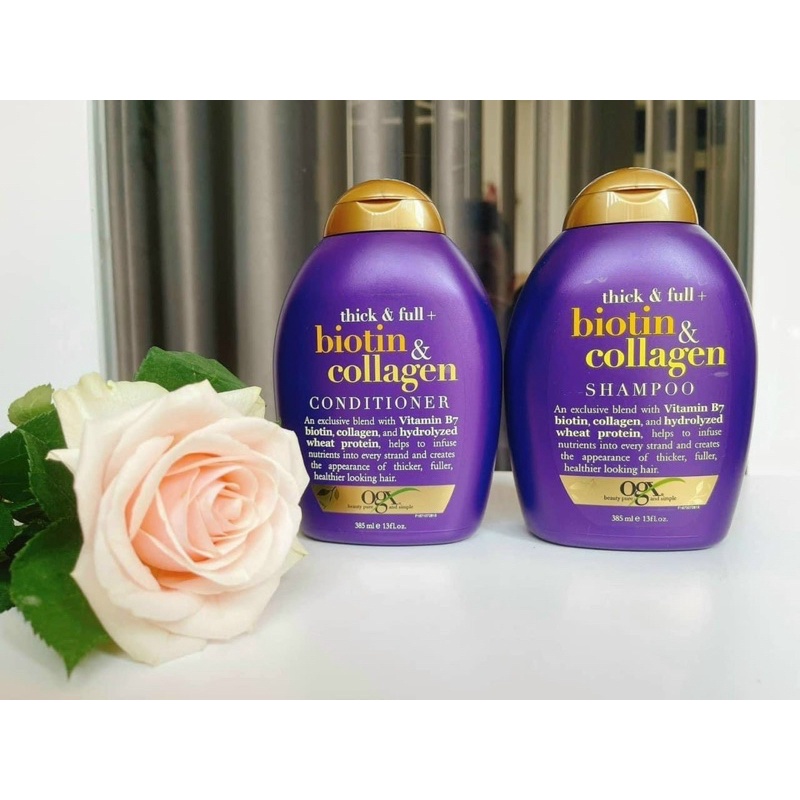 DẦU GỘI OGX THICK & FULL BIOTIN COLLAGEN 385ml