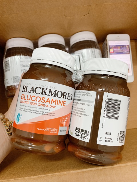 Viên uống Blackmores Glucosamine Sulfate 1500mg One-A-Day 180 viên