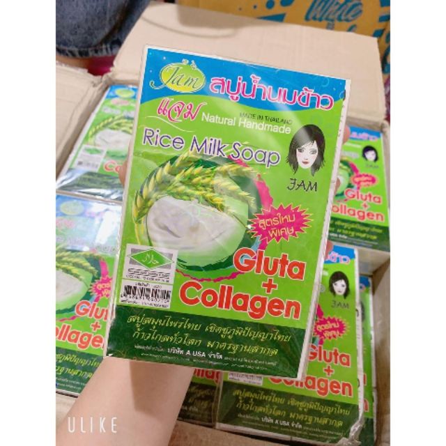 XÀ PHÒNG CÁM GẠO THÁI LAN JAM RICE MILK SOAP