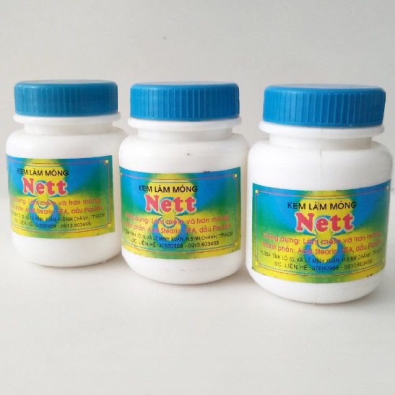 Kem mềm da, kem làm móng Nett