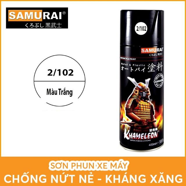 Sơn samurai màu trắng 102